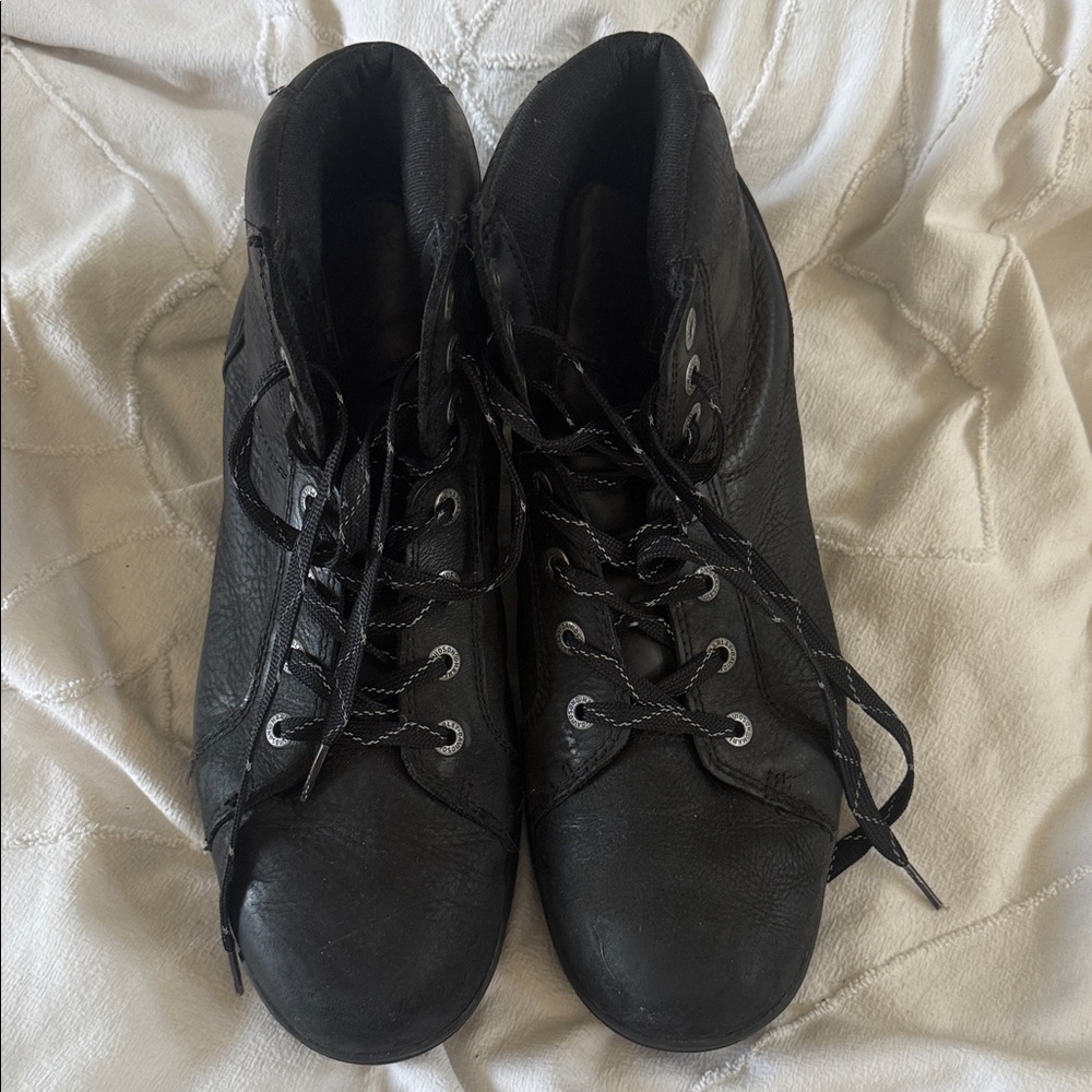 Harley-Davidson Black High-Top Men's Sneakers (11) - Picture 6 of 9